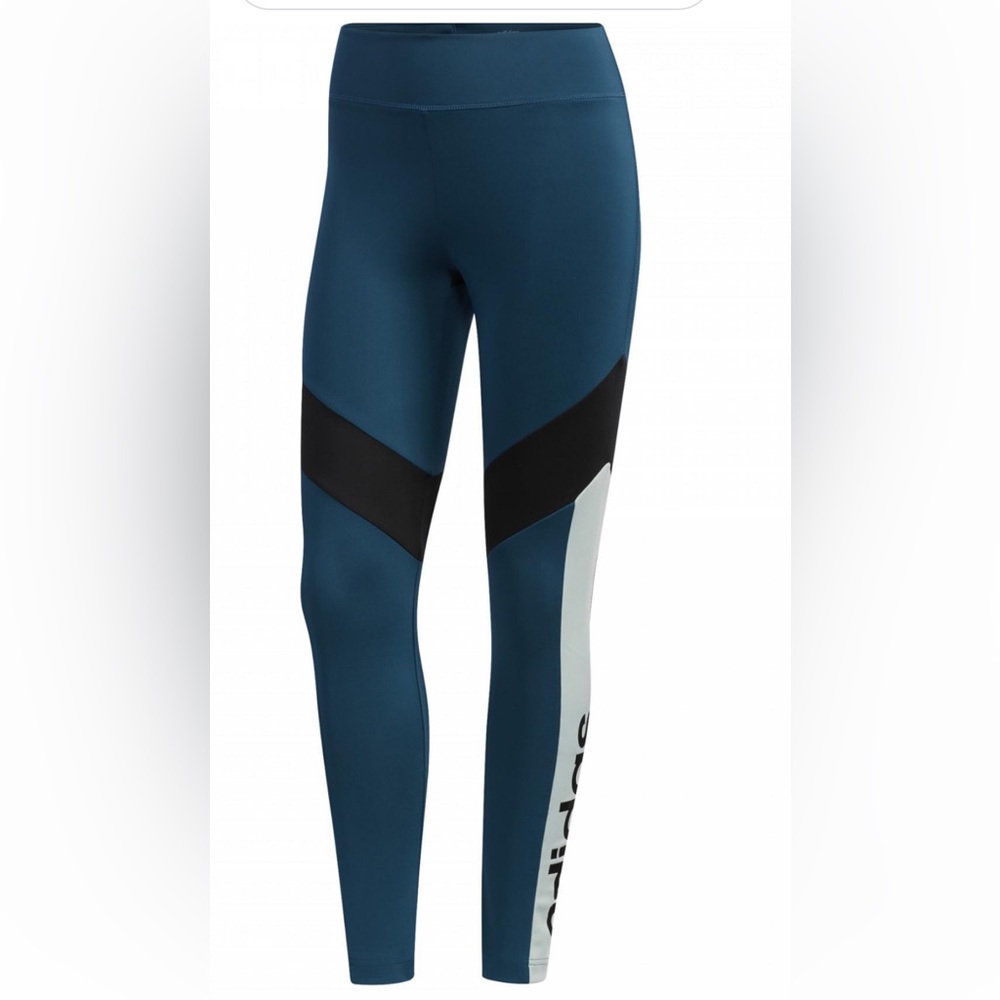 Adidas Designed 2 Move Women’s 7/8 With Inside Pocket Leggings Size S‎